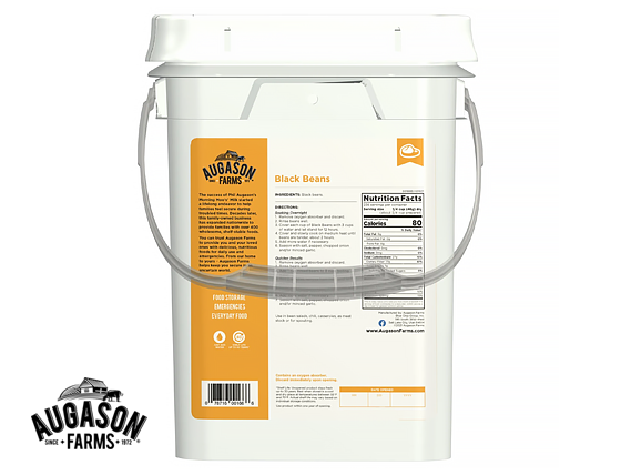 Augason Farms: Black Beans Pail